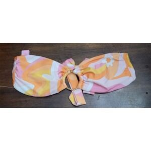 NWOT FunBoy Barbie Ring Bandeau Bikini Swim Top 122265